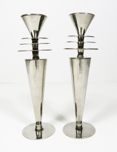 Art Deco candle holder by Paul Wood