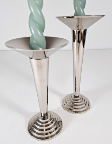 Art Deco candle holder