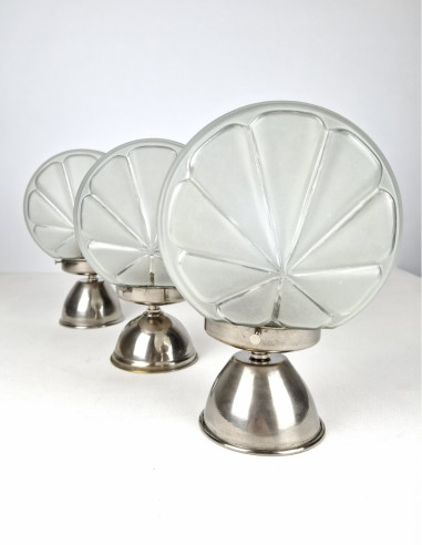 Set Art Deco citrus lamps