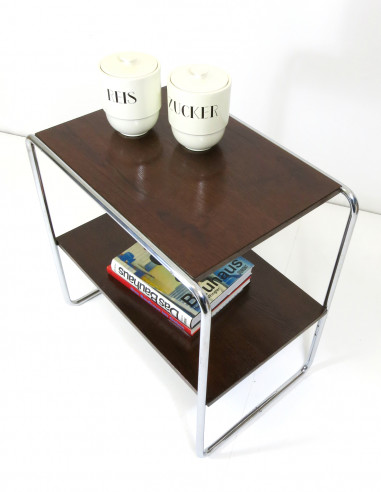 Console table with steel frame by Marcel Breuer