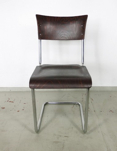 Stahlrohr-Freischwinger-Stuhl von Mart Stam